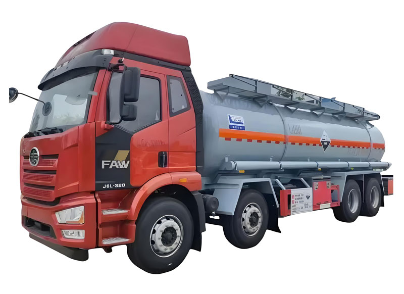 faw corrosive substances tanker truck