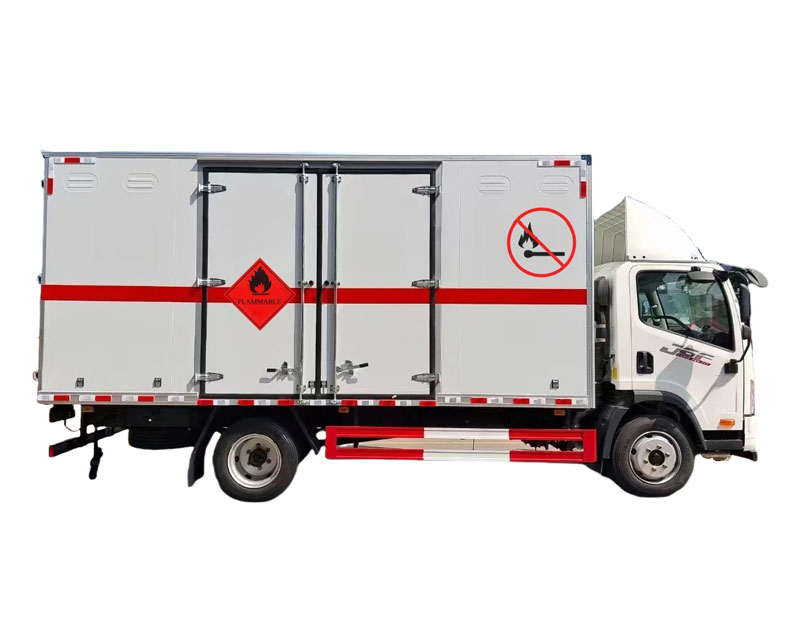 FAW Flammable Liquid Van Transport Truck