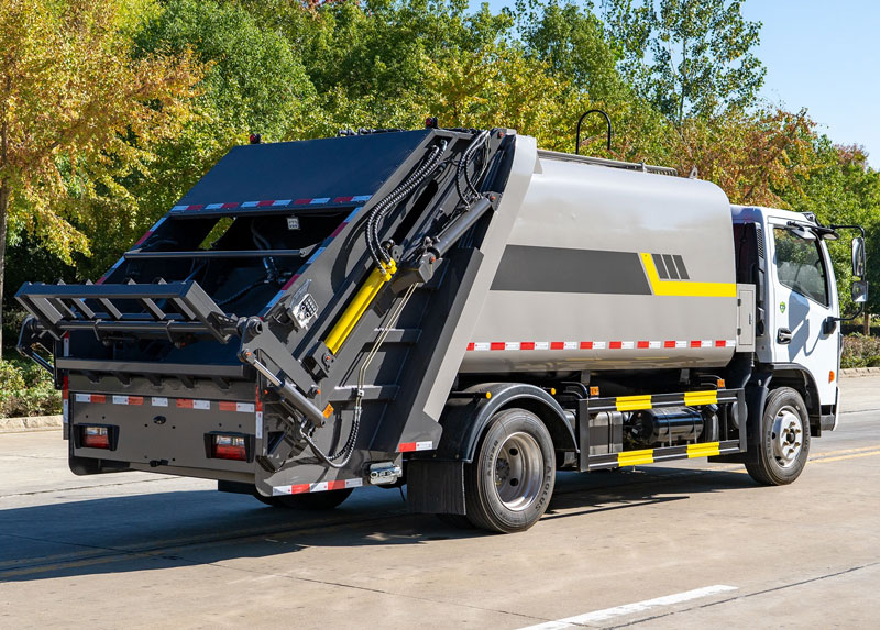 four optional rear garbage body structures 1