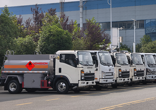 Vehision Accelerates Expansion into the Belt and Road Market, Batch of Fuel Tank Trucks Head to Central Asia