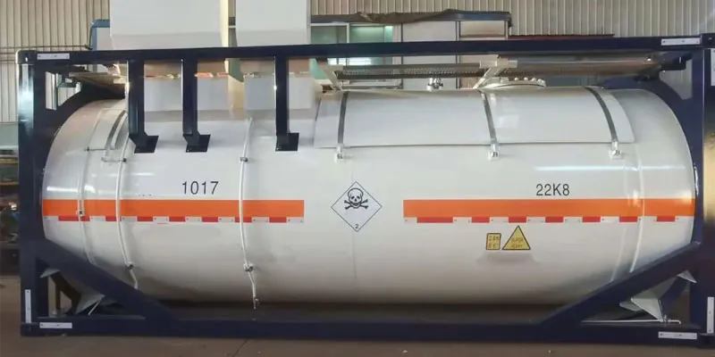 Two ISO Chlorine Tanks Ready for Shipment | Reliable Delivery from Vehision