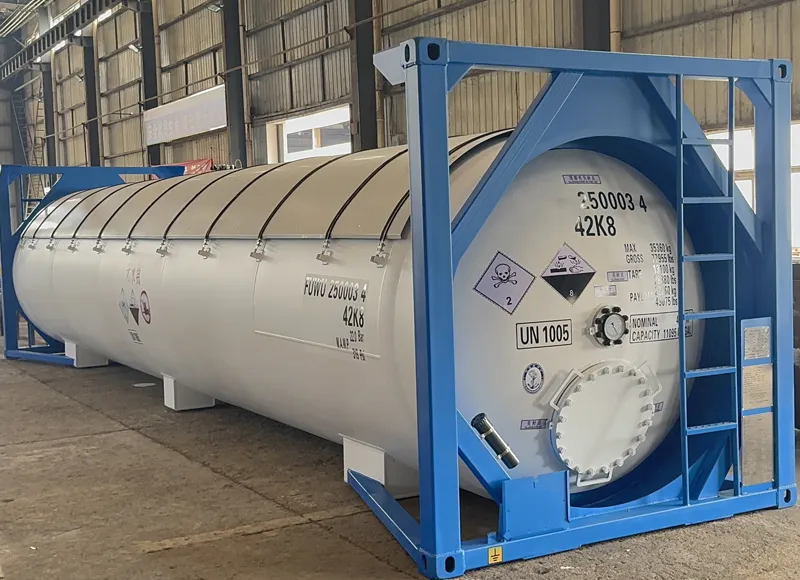 40ft liquid ammonia iso tank container for sale