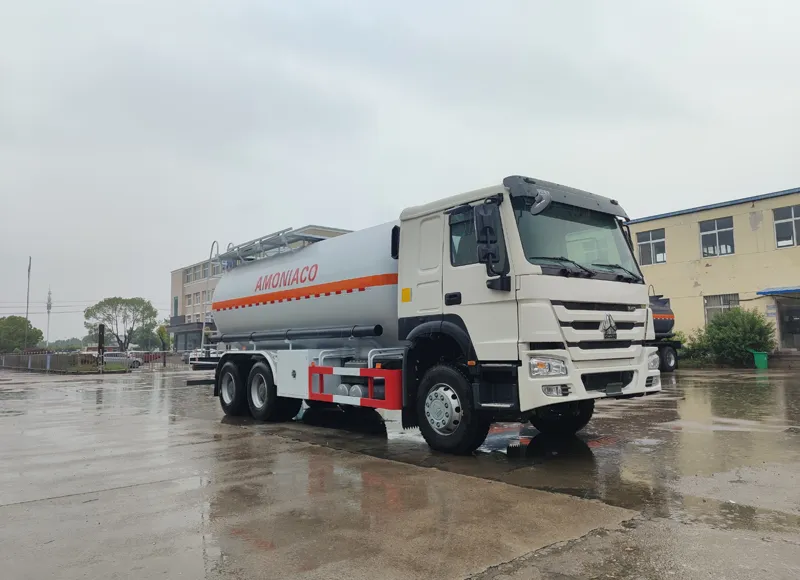 howo 6X4 20m³ anhydrous ammonia tanker truck