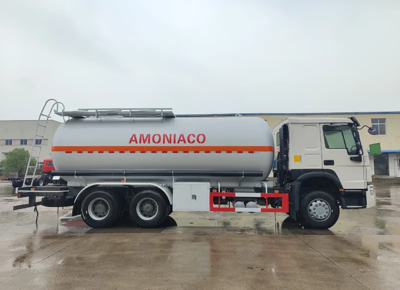 howo 6X4 20m³ anhydrous ammonia tanker truck for sale