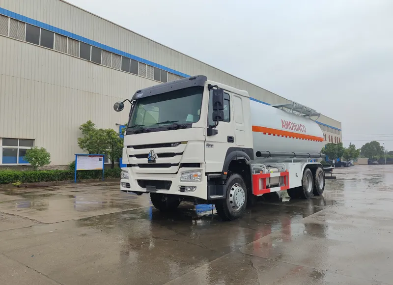 howo 6X4 20m³ anhydrous ammonia tanker truck supplier