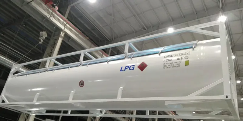40FT LPG ISO Tank Container | ASME Pressure Vessel | CCS Certified | Railway Propane & LPG Transport