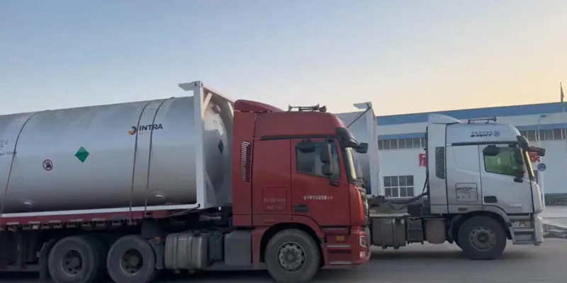 ISO12K7 Tank Container for Refrigerated Liquid Nitrogen