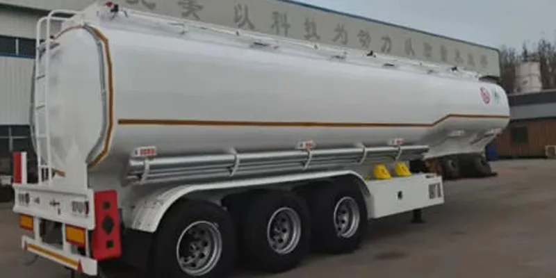 40,000L Carbon Steel Fuel Tanker Semi Trailer | 3 Axles | 4 Compartments | API Bottom Discharge