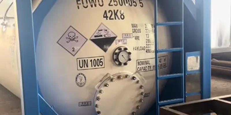 40ft ISO Tank – Safe Liquid Ammonia Transport