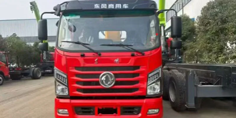 190HP Heavy-Duty Truck Crane | New Tianlong 7T 5-Section | Fast 8-Speed Gearbox | Triple Beam