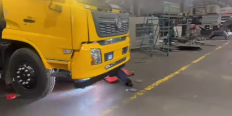 4 Guardrail Cleaning Trucks in Production at the Same Time