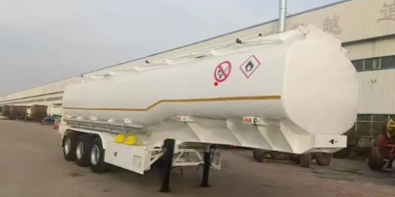 40,000L Carbon Steel Fuel Tanker Semi Trailer | 3 Axles | 4 Compartments | API Bottom Discharge