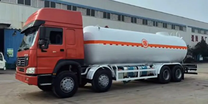 SINOTRUK HOWO 8x4 LPG Tanker Ready for Shipment