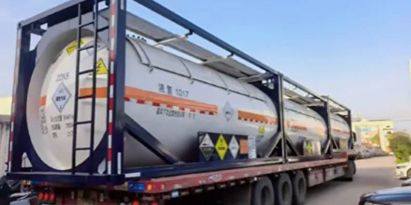 20FT Liquid Chlorine ISO Tank Ready for Shipment