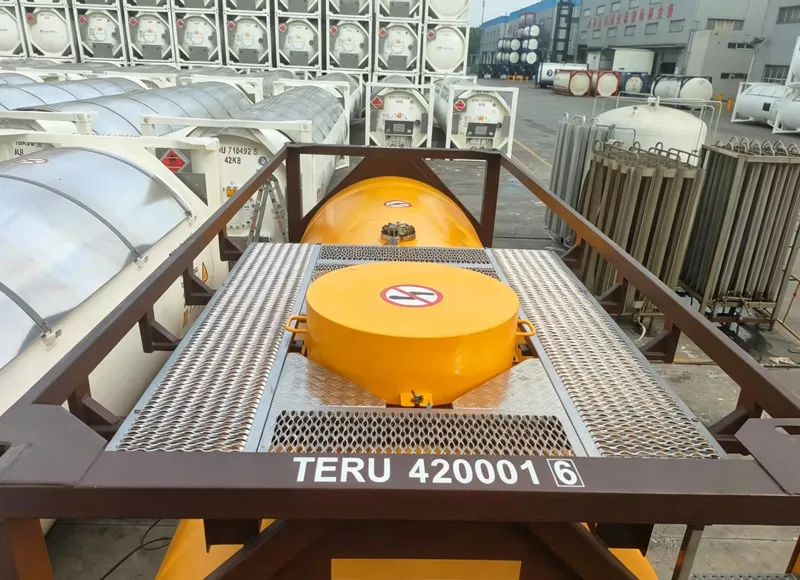 20ft asme t50 chlorine iso tank lr abs certified 1