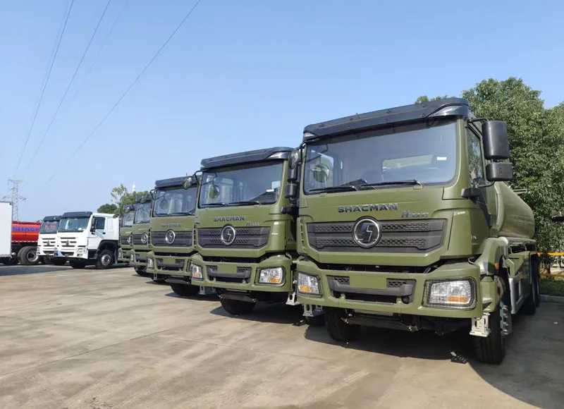 shacman 20000l 4 compartment fuel tanker truck 6